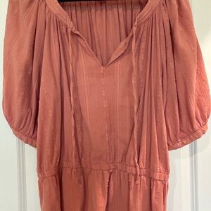 a.n.a Women's Blouse in Terracotta NWOT